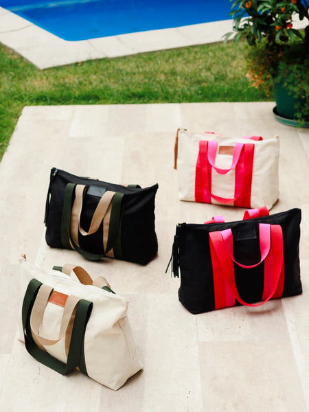 Bolso Agata Crudo Verde-Beige
