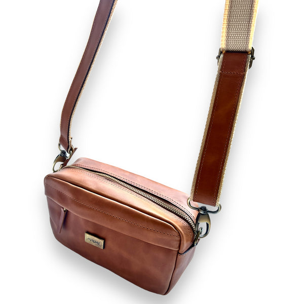 Cartera de Cuero Arrallán Café