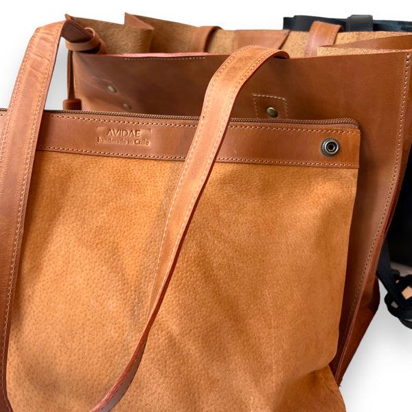 Cartera de Cuero Cala Café