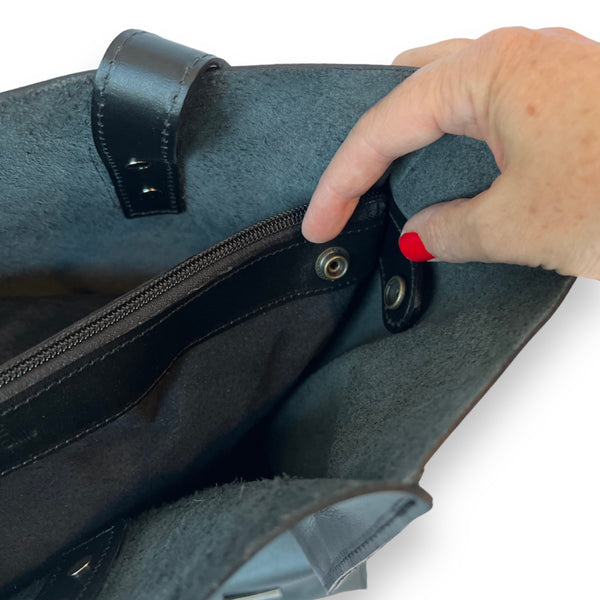Cartera de Cuero Cala Negra