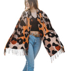 Bufanda Guepardo Animal Print Camel