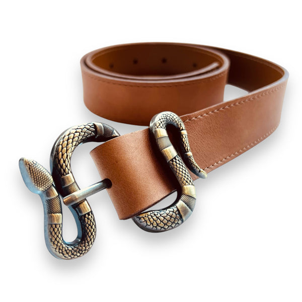 Cinturón Serpiente Camel