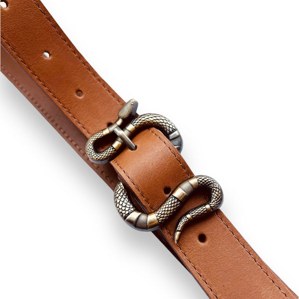 Cinturón Serpiente Camel