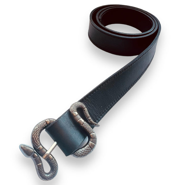 Cinturón Serpiente Negro