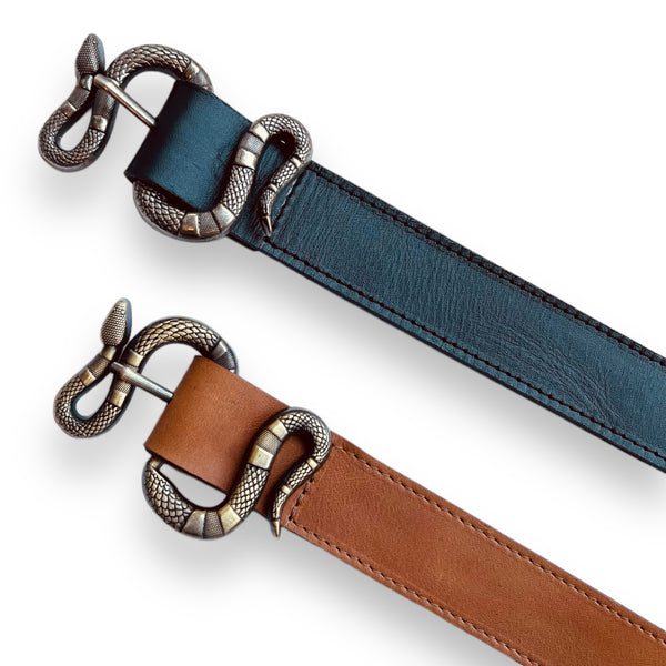 Cinturón Serpiente Camel