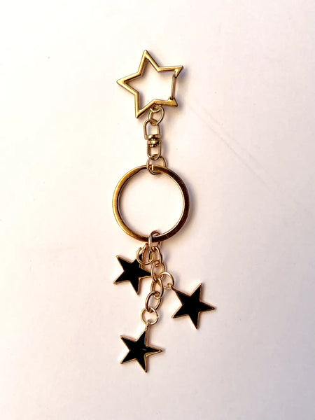 Llavero 3 Estrellas Dorado