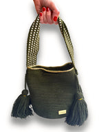 Bolso Wayuu Gala Oliva Mediano