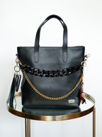 Cartera de Cuero Alba Negra