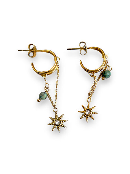 Aros Argolla Universo Baño de Oro