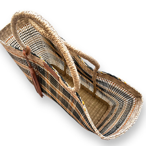 Canasto Provenza Cuadrillé Grande