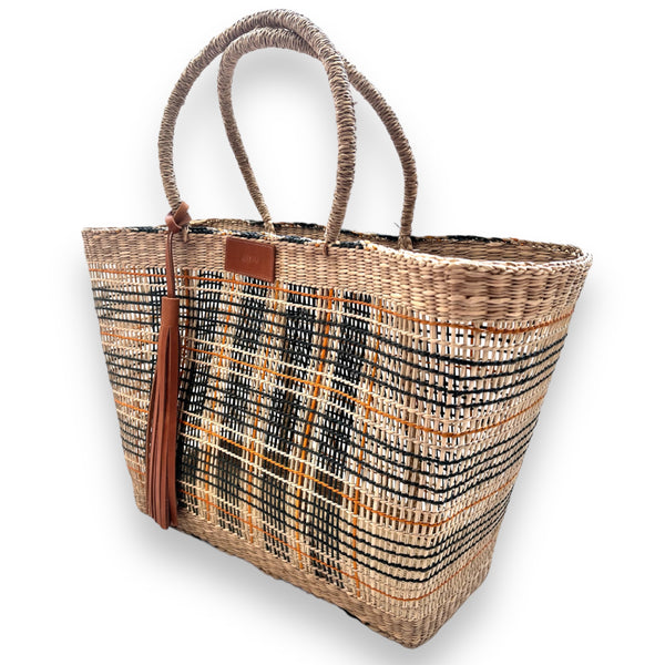 Canasto Provenza Cuadrillé Grande