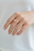 Anillo Luceros Baño de Oro
