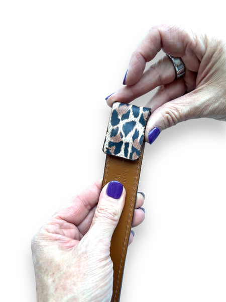 Correa de Cuero Animal Print