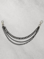 Cadena Metal Grafito Triple 40 cms.