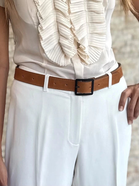 Cinturón Cuadrix Café