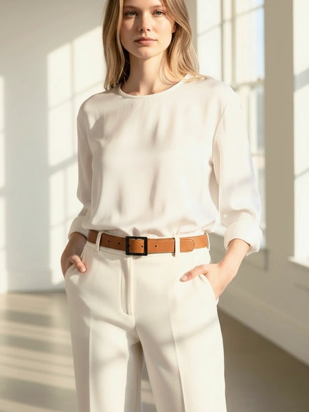 Cinturón Cuadrix Café