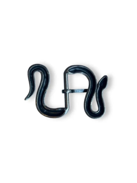 Hebilla Serpiente Plateada