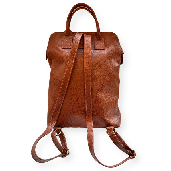 Mochila de Cuero Puemo Café Grano