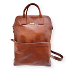 Mochila de Cuero Puemo Café Grano