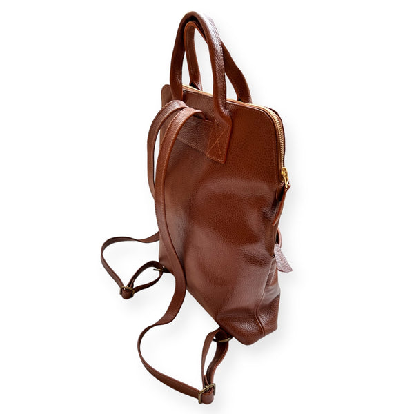 Mochila de Cuero Puemo Café Grano
