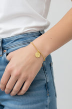 Pulsera Abeja Vida Baño Oro