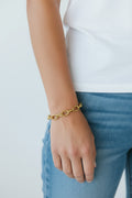 Pulsera Cadena Lulú Acero Baño Oro