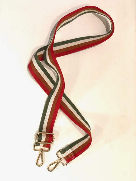 Strap Rayas Rojo Verde